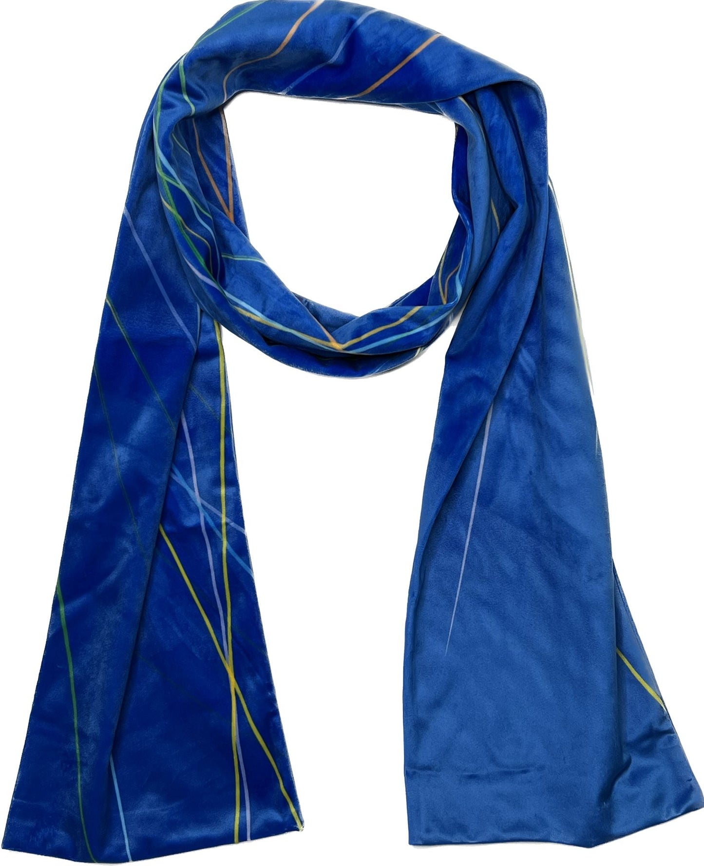Velvet Scarf - Striped