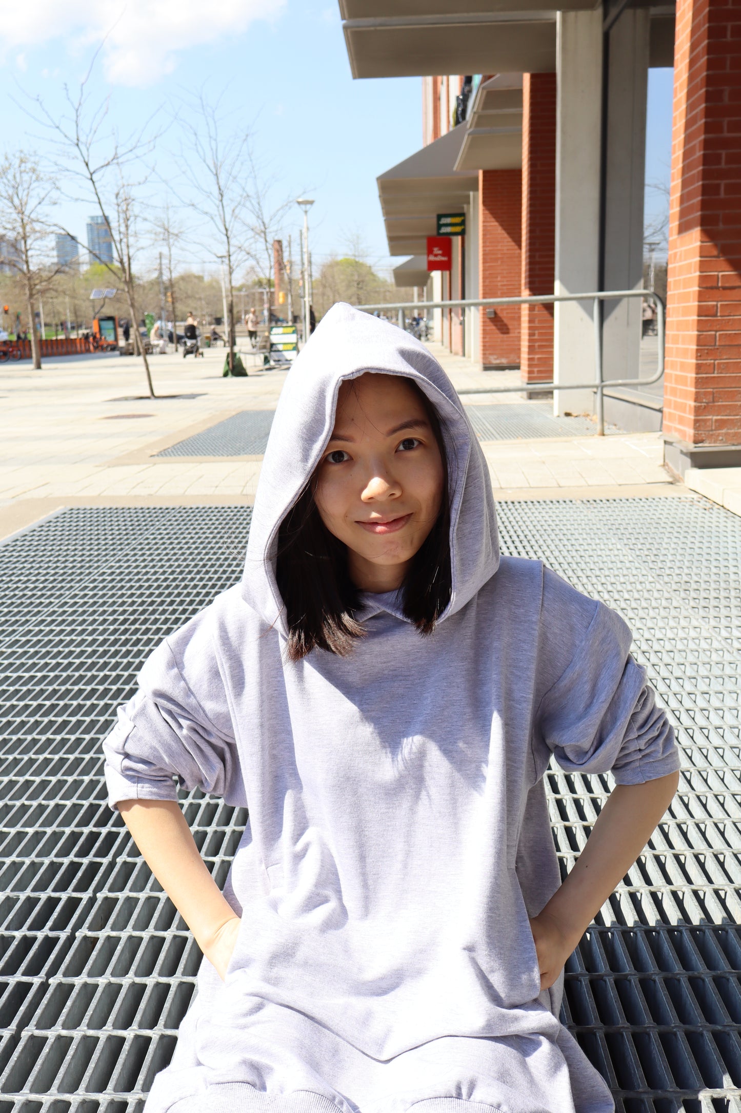 DR- Judith Hooded Dress