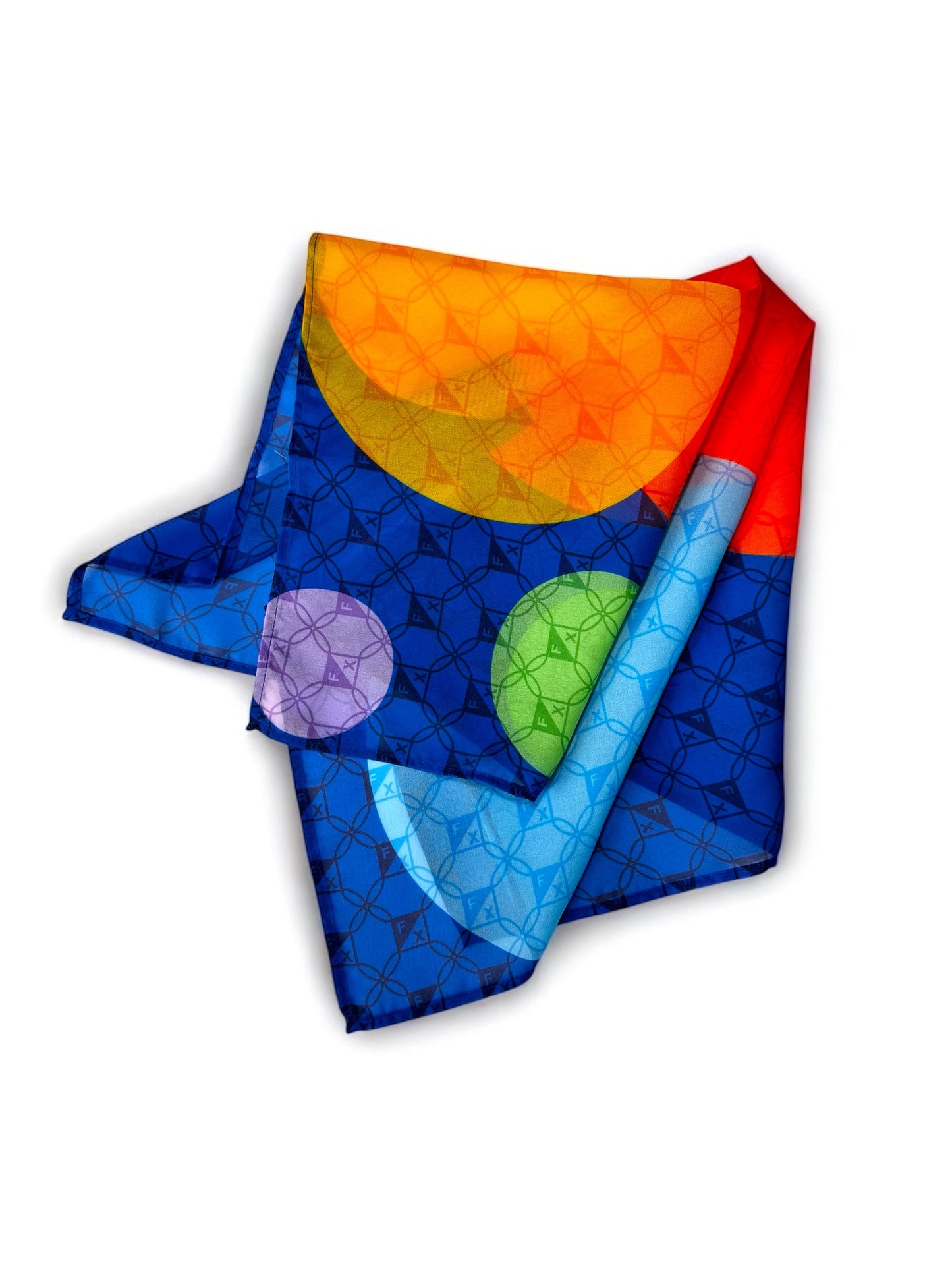 Square-Neck Scarf - Balloons