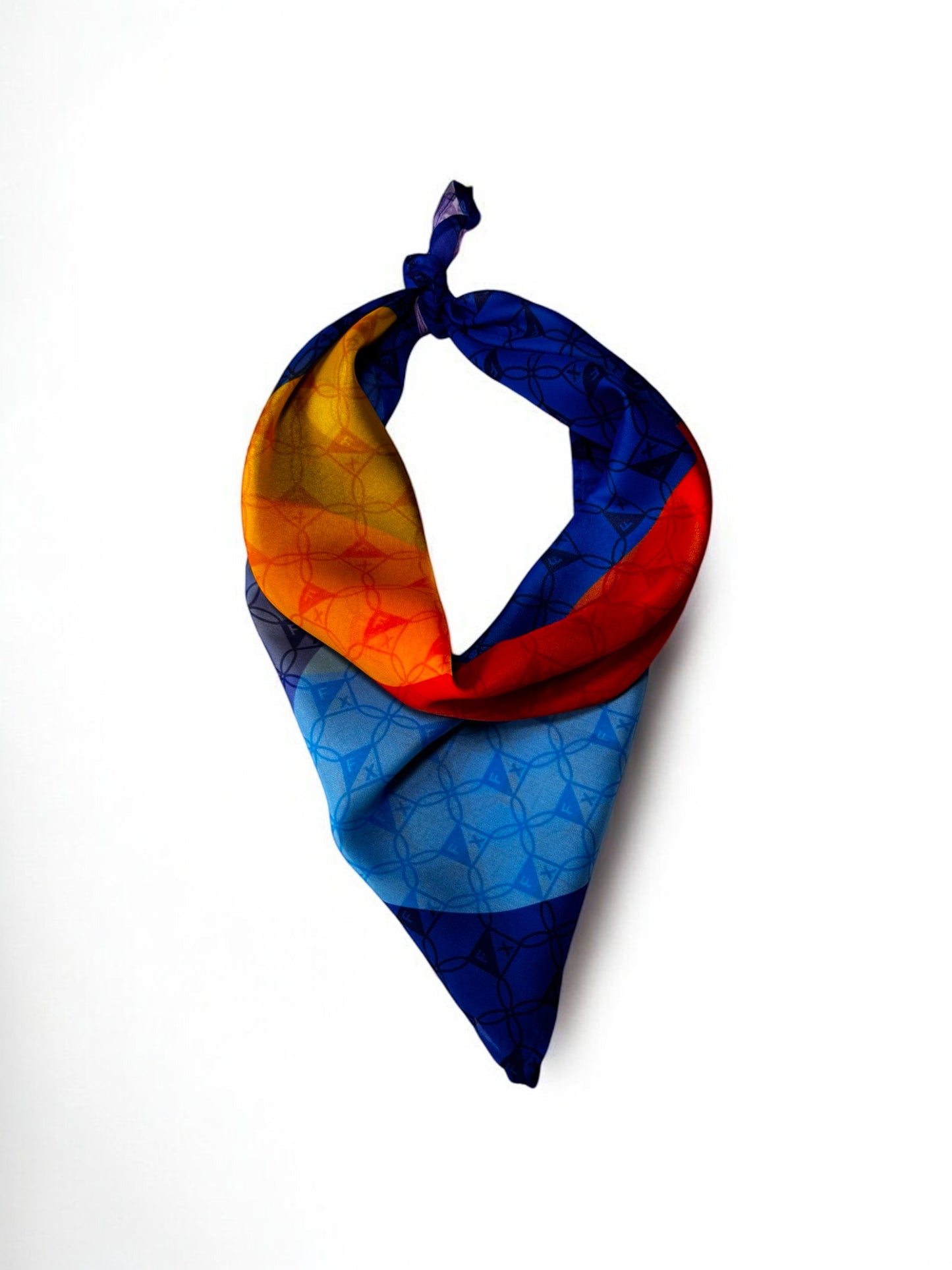 Square-Neck Scarf - Balloons