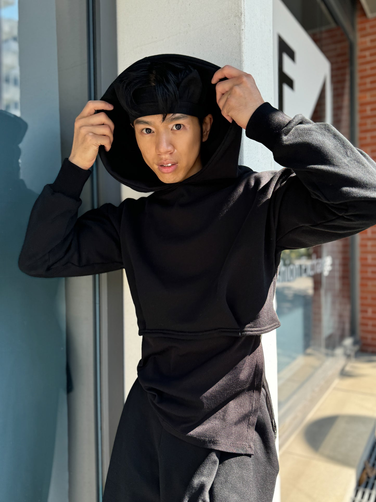 PT-Son Box Pleat Relax Sweatpants