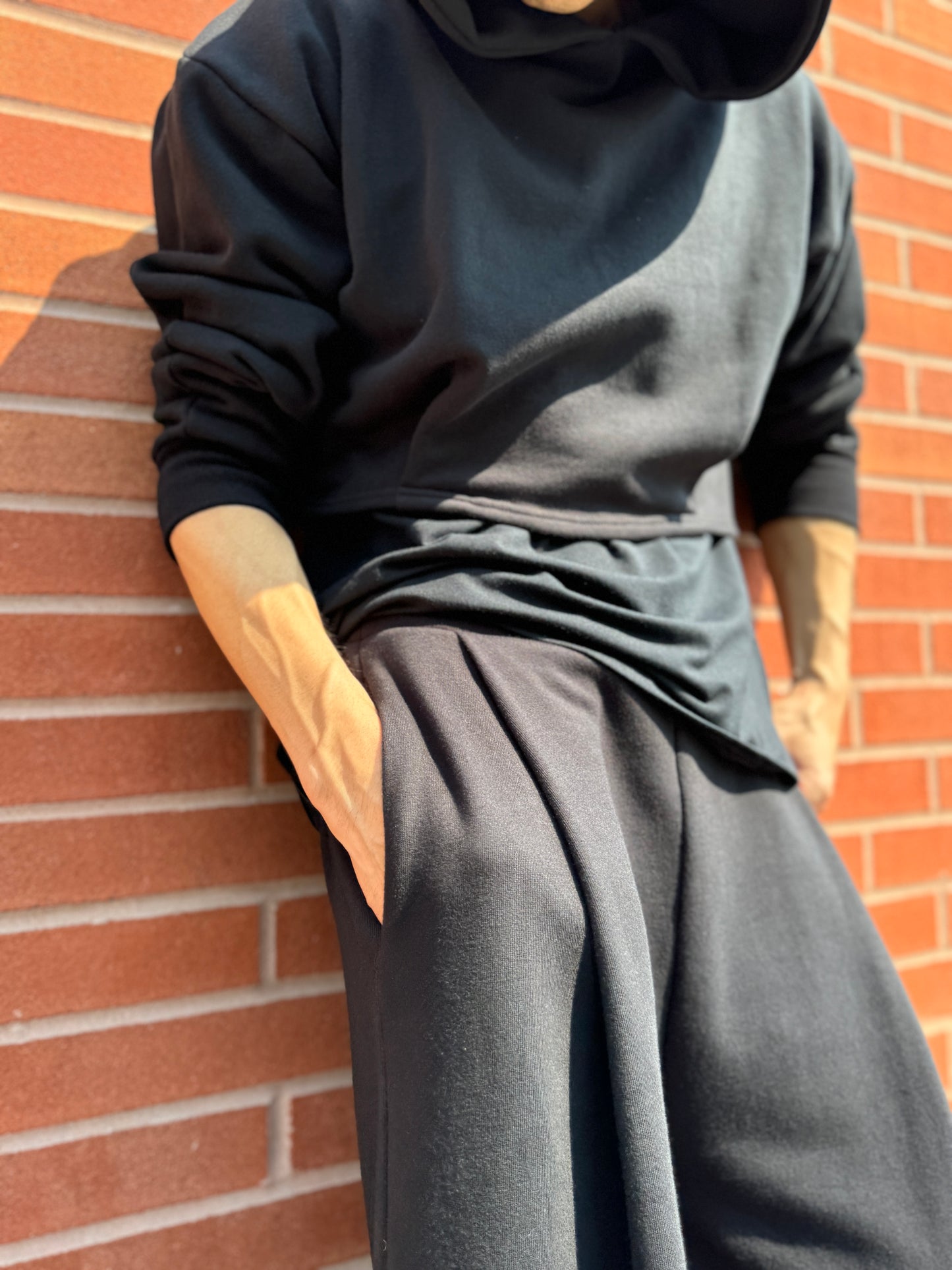 PT-Son Box Pleat Relax Sweatpants