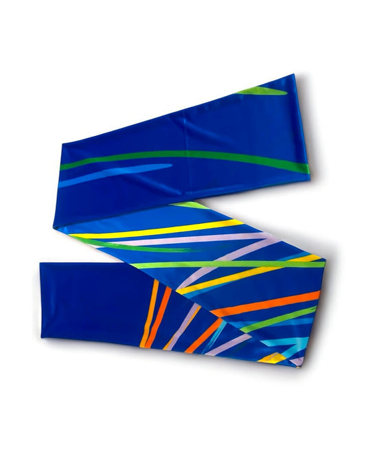 Velvet Scarf - Striped