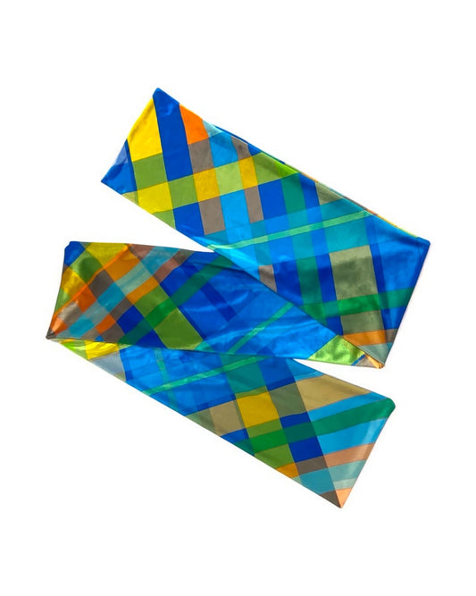 Velvet Scarf - Check